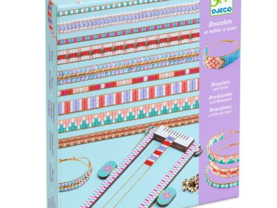 Ékszerkészítő készlet - Karkötők szövése különböző gyöngyökből - Large beads