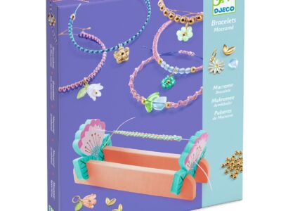 Ékszerkészítő készlet - Kék makramé karkötők - Blue macrame bracelets
