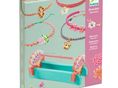 Ékszerkészítő készlet - Rózsaszín makramé karkötők - Pink macrame bracelets