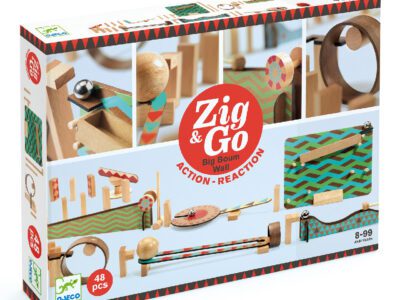 Építőjáték - Sokasodó golyózó, 48 db-os - Zig and Go - Big Boum Wall