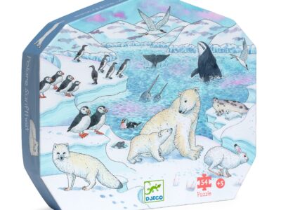 Formadobozos puzzle - Élet a sarkvidéken, 54 db-os - Polar softness