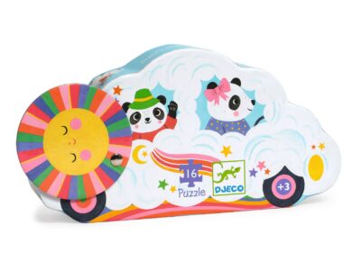 Formadobozos puzzle - Felhőjáró, 16 db-os - Cloud car