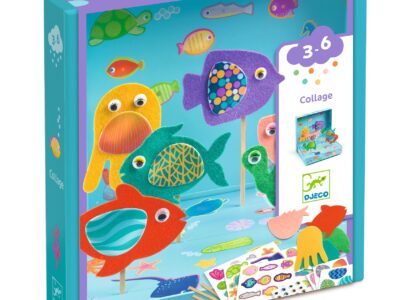 Kollázs műhely - Halszínjáték - Collage craft, Happy Aquarium