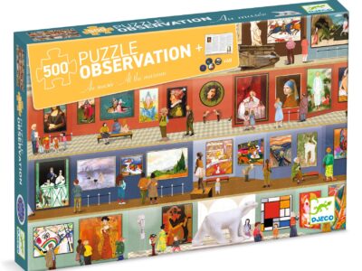 Megfigyeltető puzzle - A múzeumban, 500 db-os - At the Museum + booklet