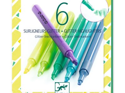 Szövegkiemelő toll készlet 6 csillámos színben, Mojito - Set of 6 glitter highlighters, Mojito